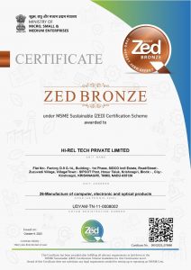 ZED Bronze certificate-Unit 101-00